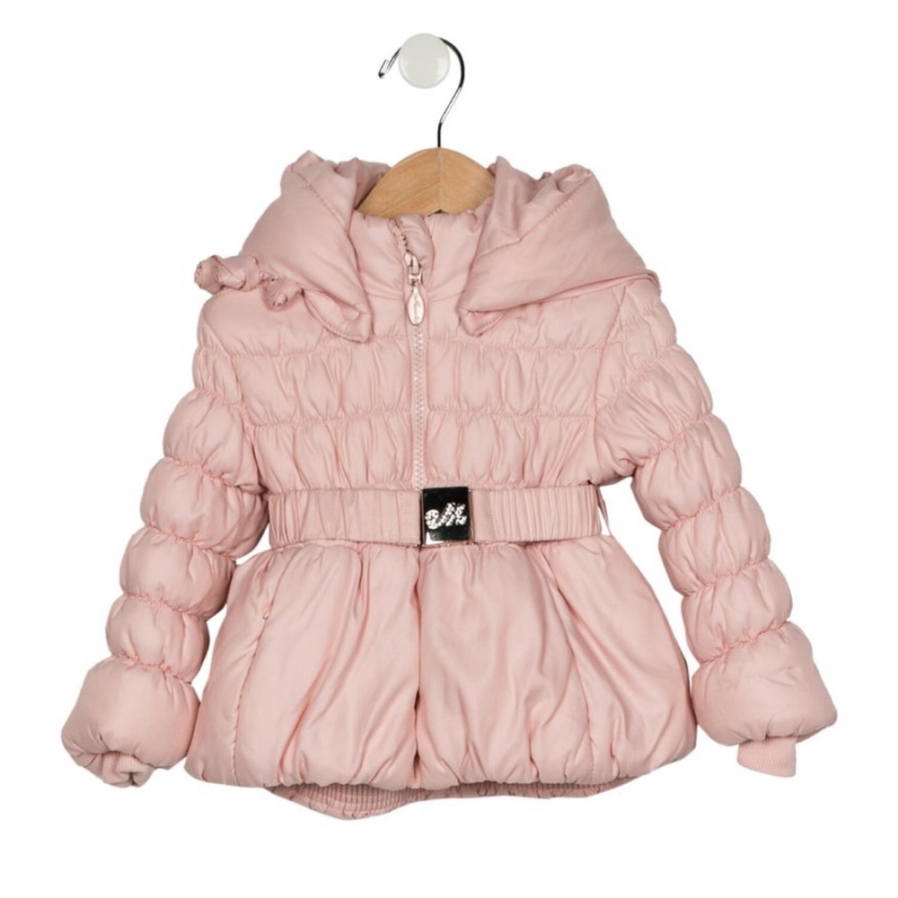 MonnaLisa Pink Puffer Jacket for Kids